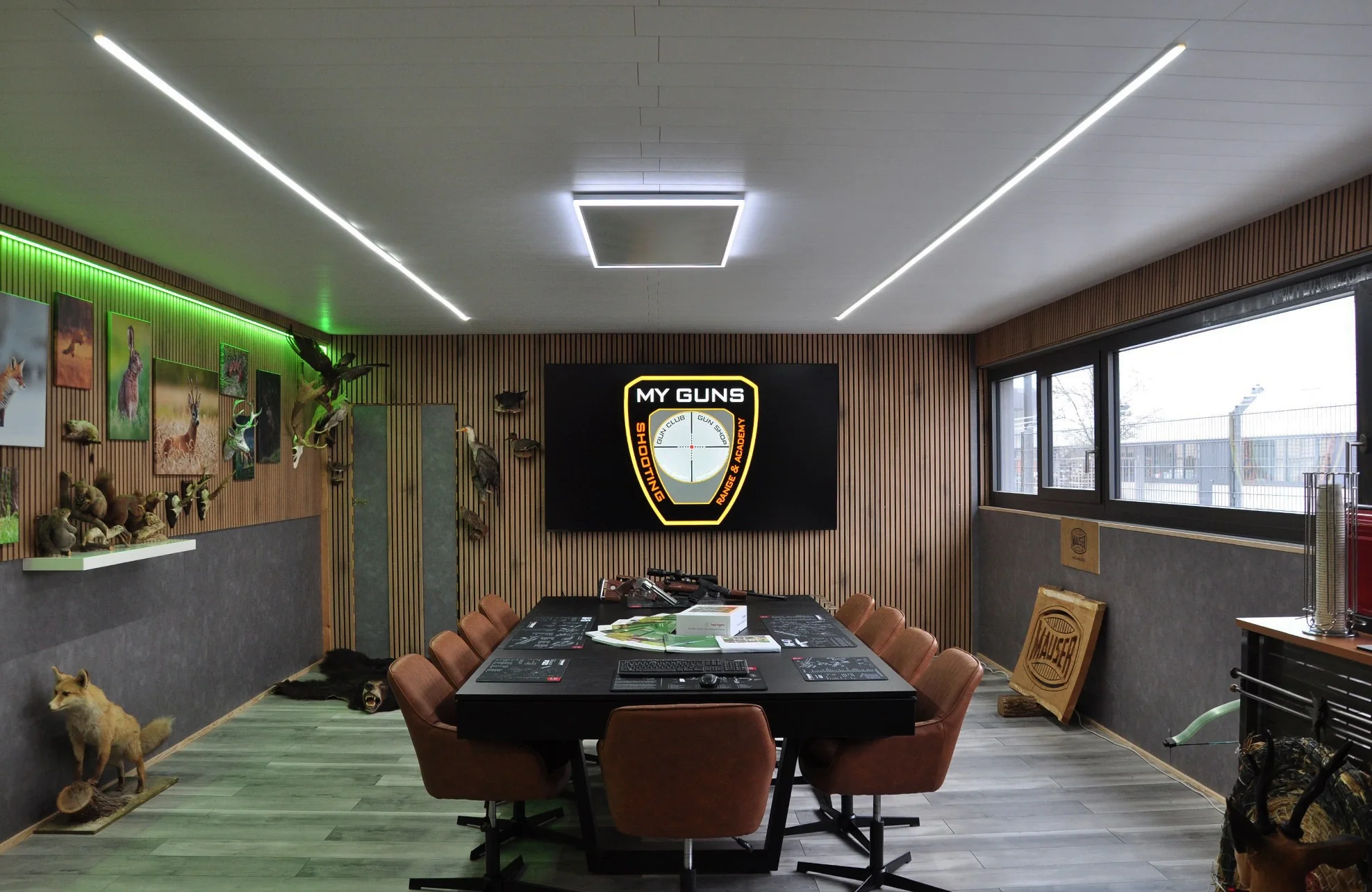 Schulungsraum der MY-Guns Academy